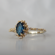Load image into Gallery viewer, Thalassa Teal Tourmaline Ring
