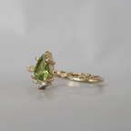 Green Tourmaline Spring Ring
