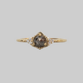 Lunar Dust Salt & Pepper Diamond Ring
