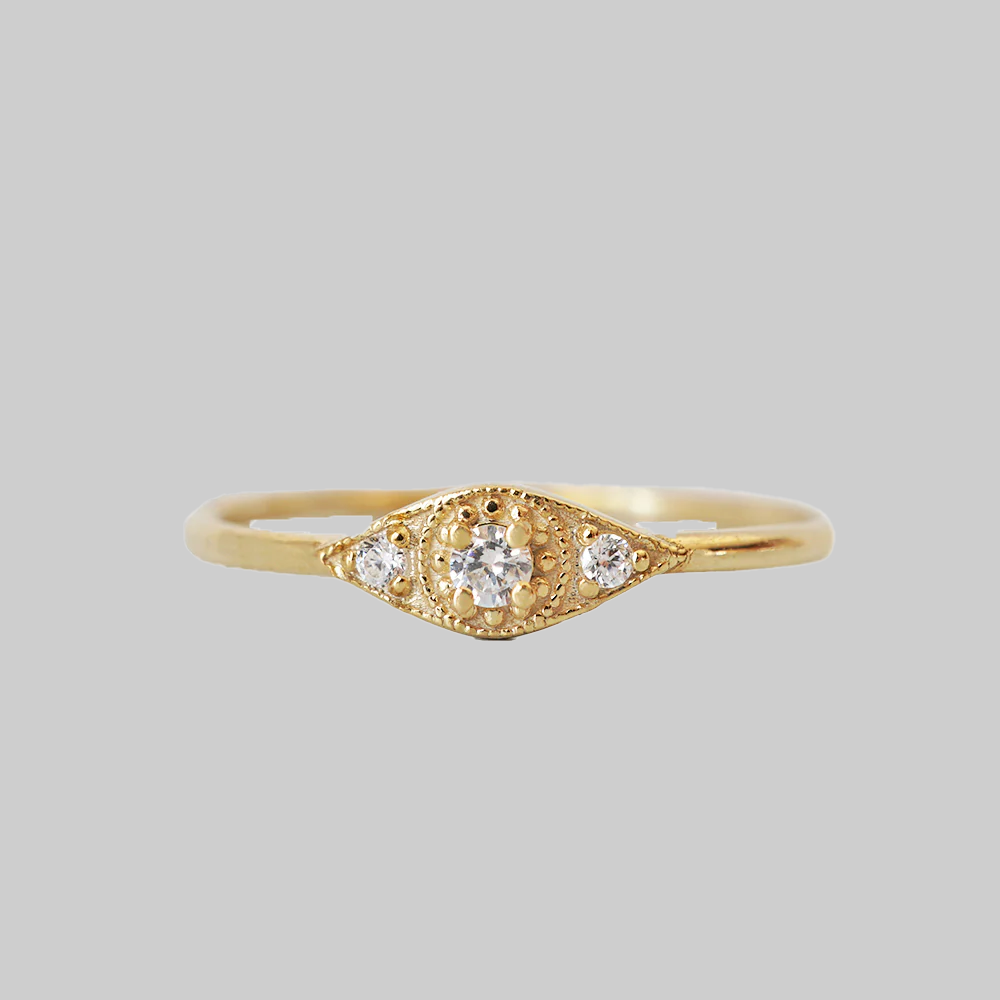 14kt Florence Dainty Diamond Ring