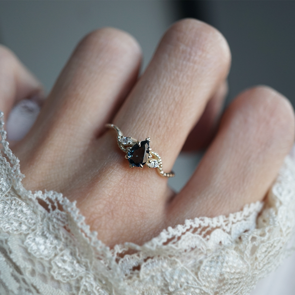 Venus Tide Blue Sapphire Ring