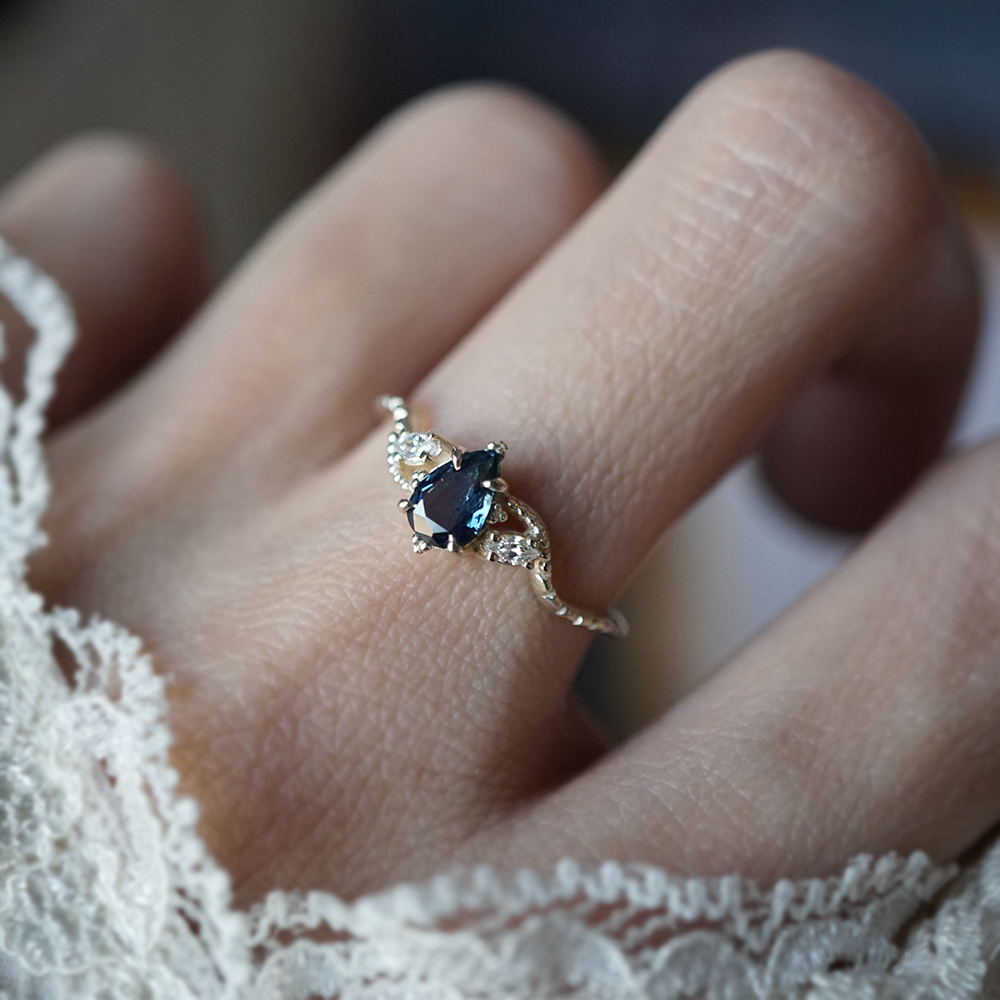 Venus Tide Blue Sapphire Ring