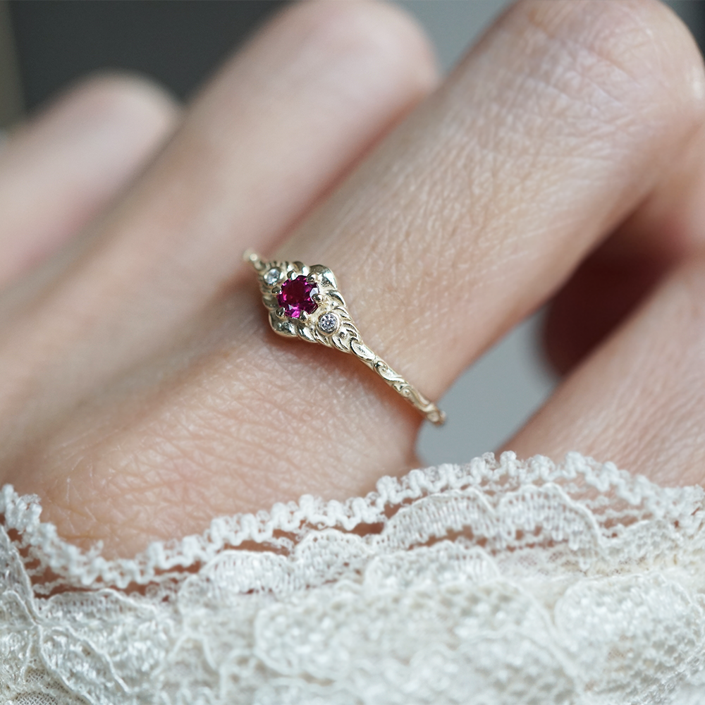 Crimson Ruby Ring