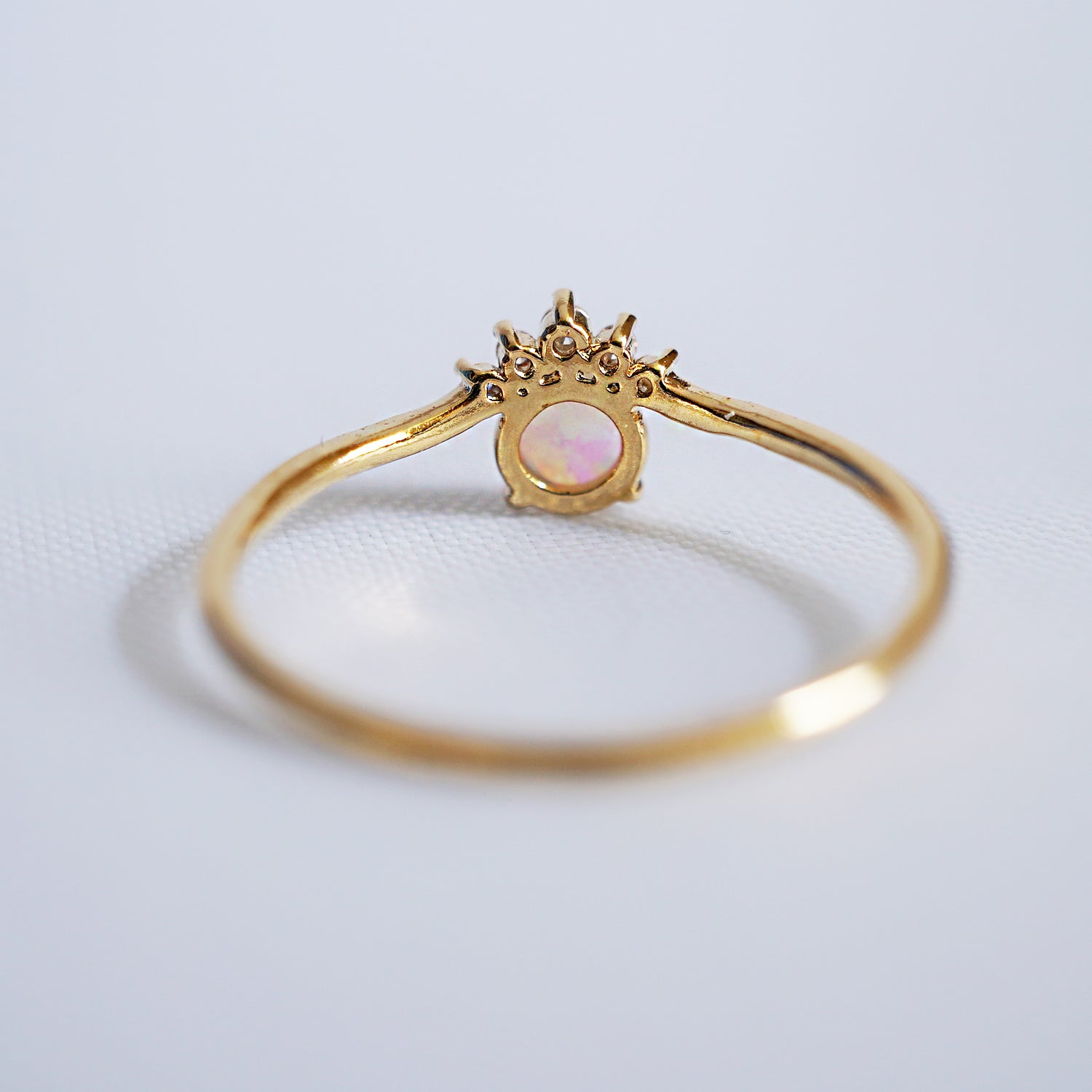 Opal Crown Ring
