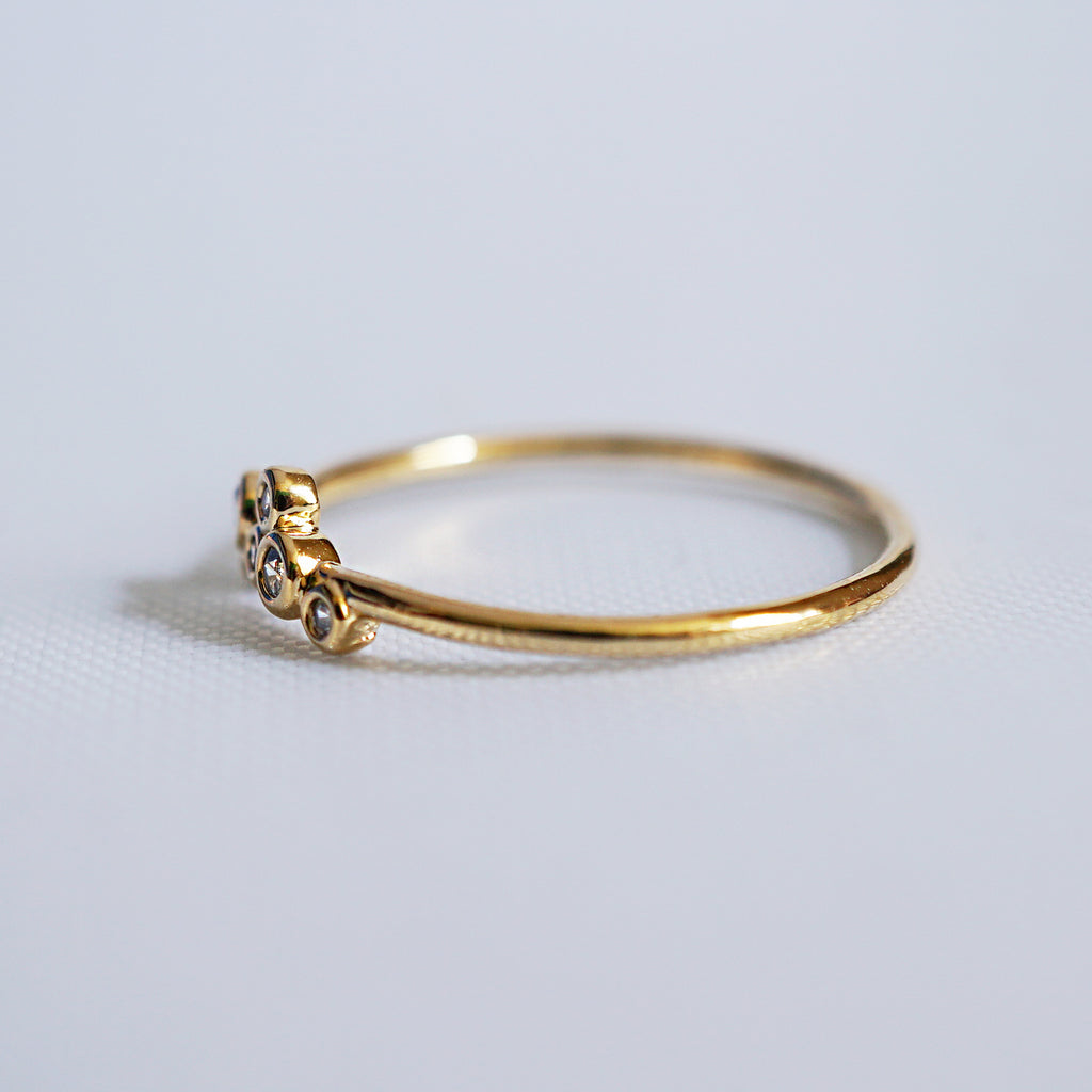 Dainty Cluster Ring