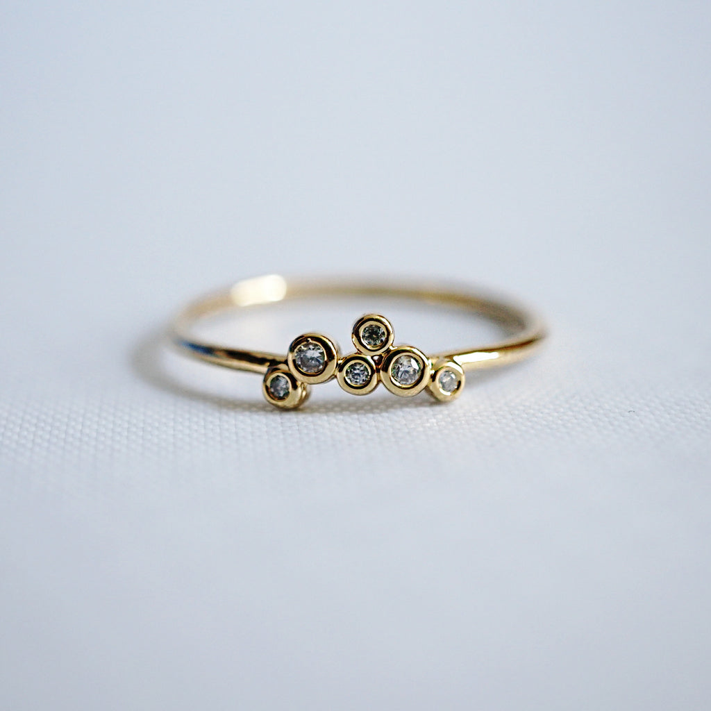 Dainty Cluster Ring