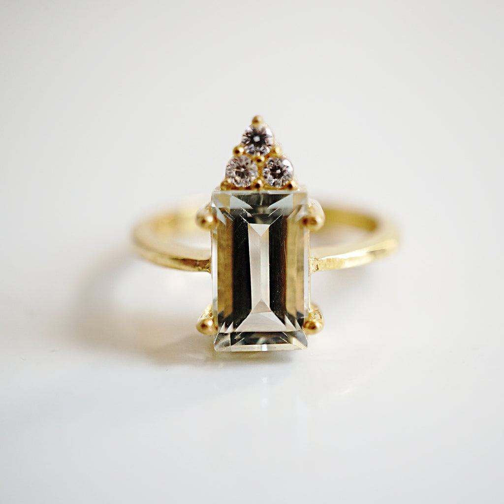 Mireya Green Amethyst Ring