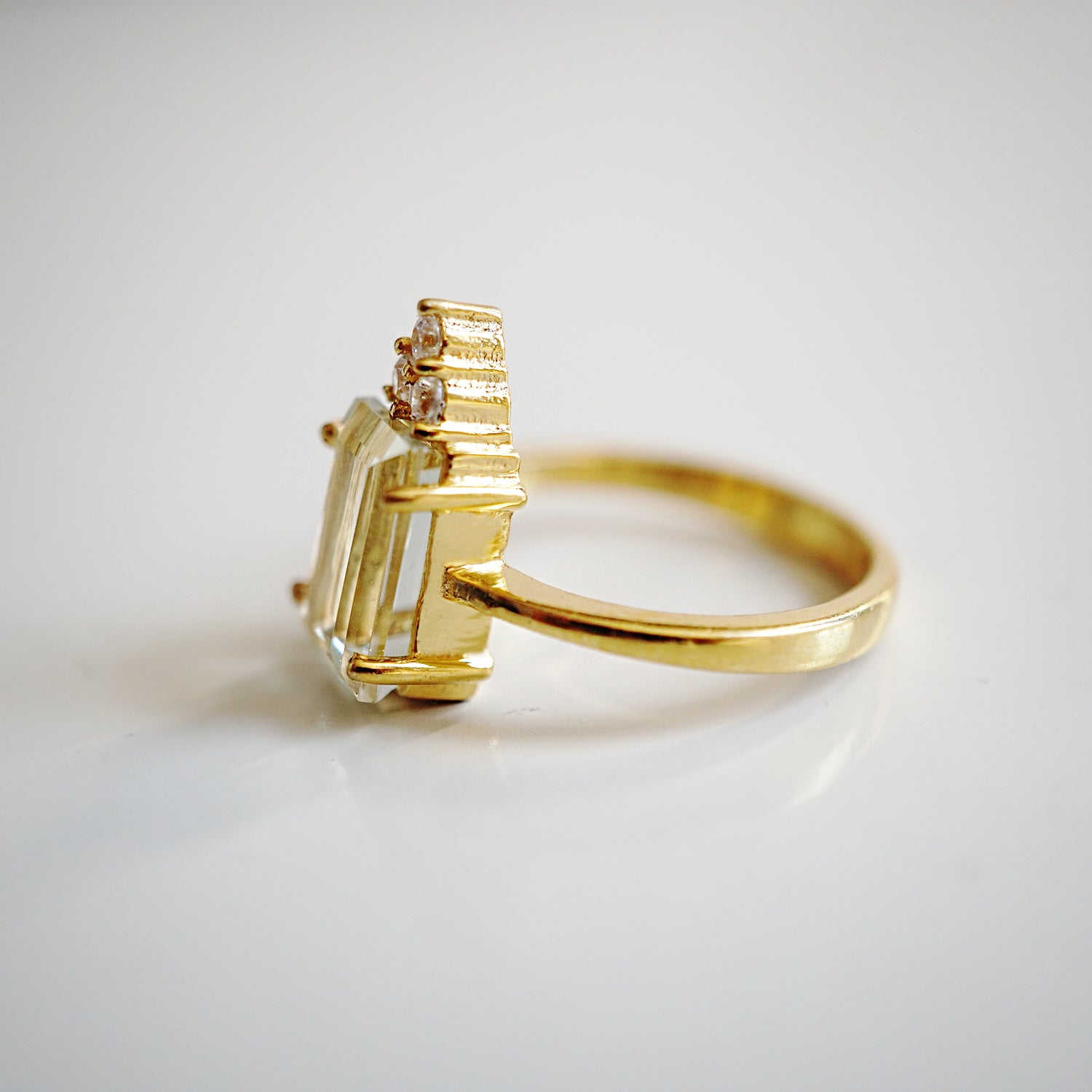 Mireya Green Amethyst Ring