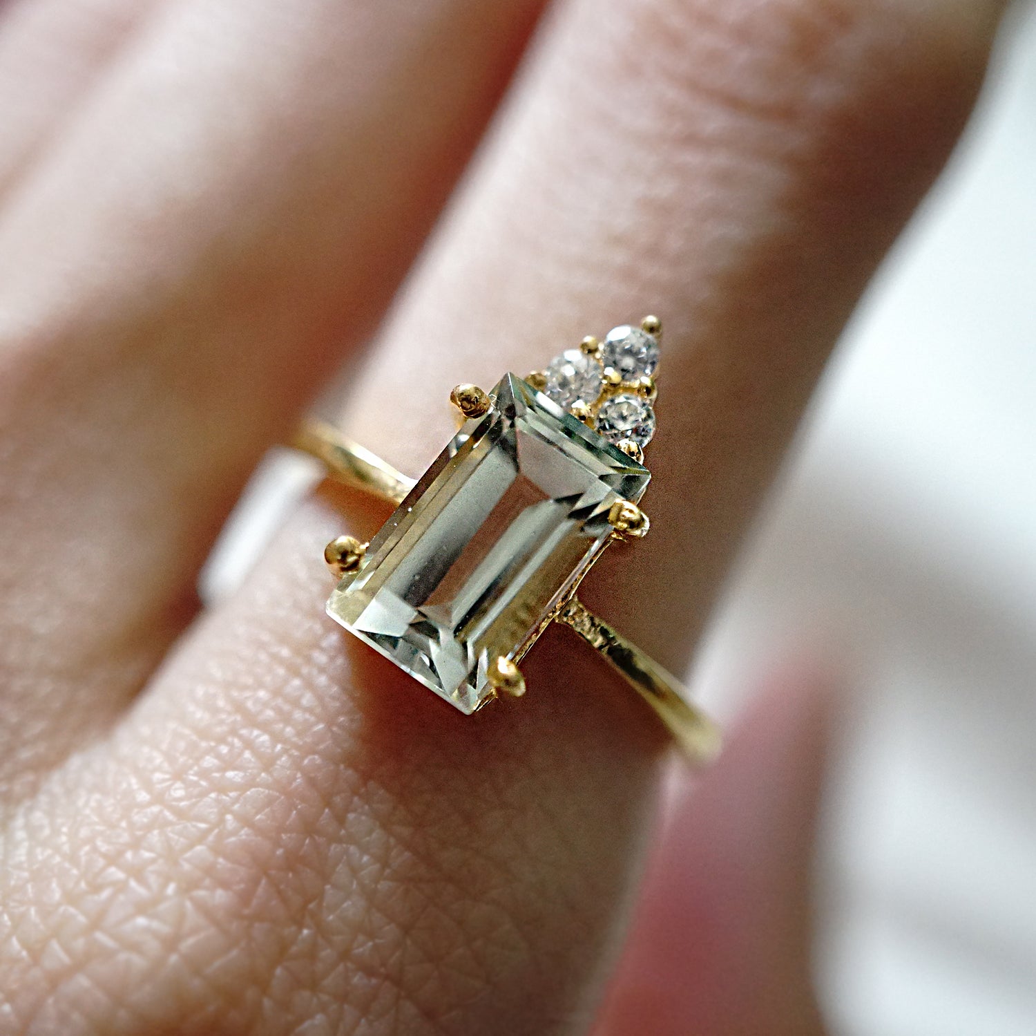 Mireya Green Amethyst Ring