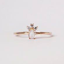 Load image into Gallery viewer, Dainty Moonstone Ring
