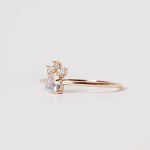 Dainty Moonstone Ring