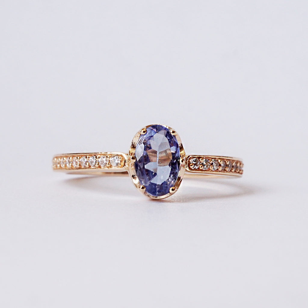 Tanzanite Midnight Ring