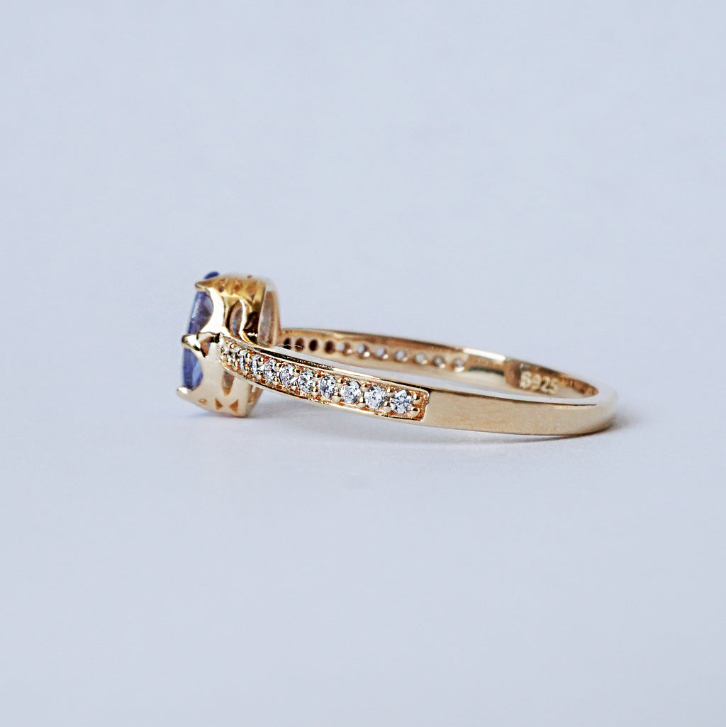 Tanzanite Midnight Ring