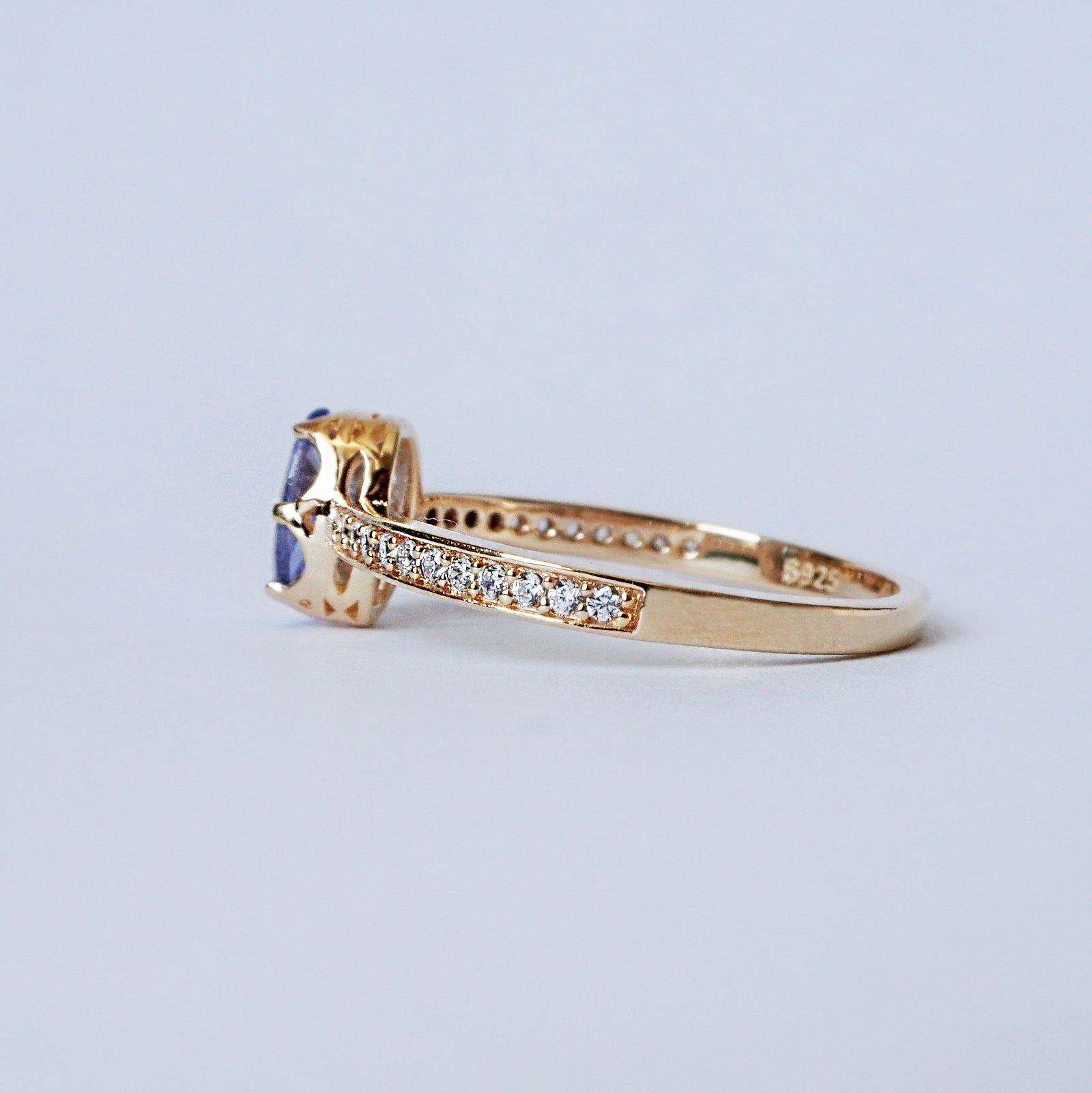 Tanzanite Midnight Ring