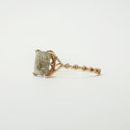 Labradorite Solitaire Ring
