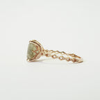 Labradorite Solitaire Ring