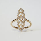 Moonstone Pearl Celestial Ring