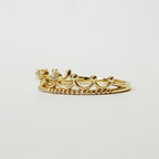Rainbow Crown Ring Stack Set
