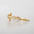 14kt Ethereal Salt and Pepper Diamond Ring