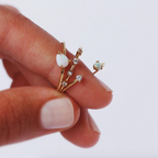 Triple Opal Set Ring