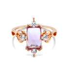 Cathedral Amethyst Ring