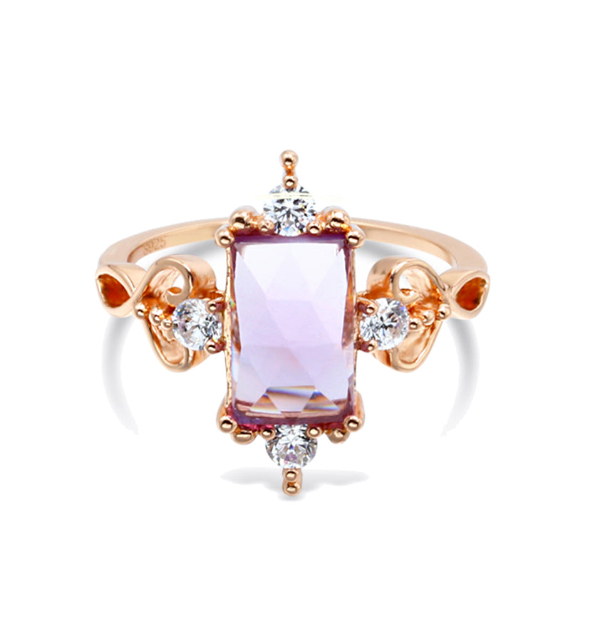 Cathedral Amethyst Ring