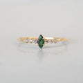14kt Emerald Marquise Lover Ring