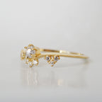 14kt Fairy Salt and Pepper Diamond Ring