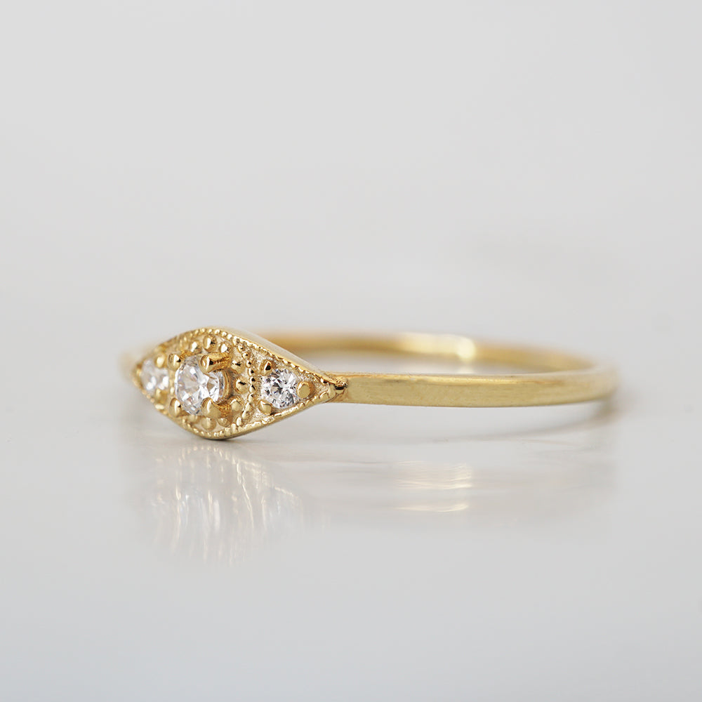 14kt Florence Dainty Diamond Ring