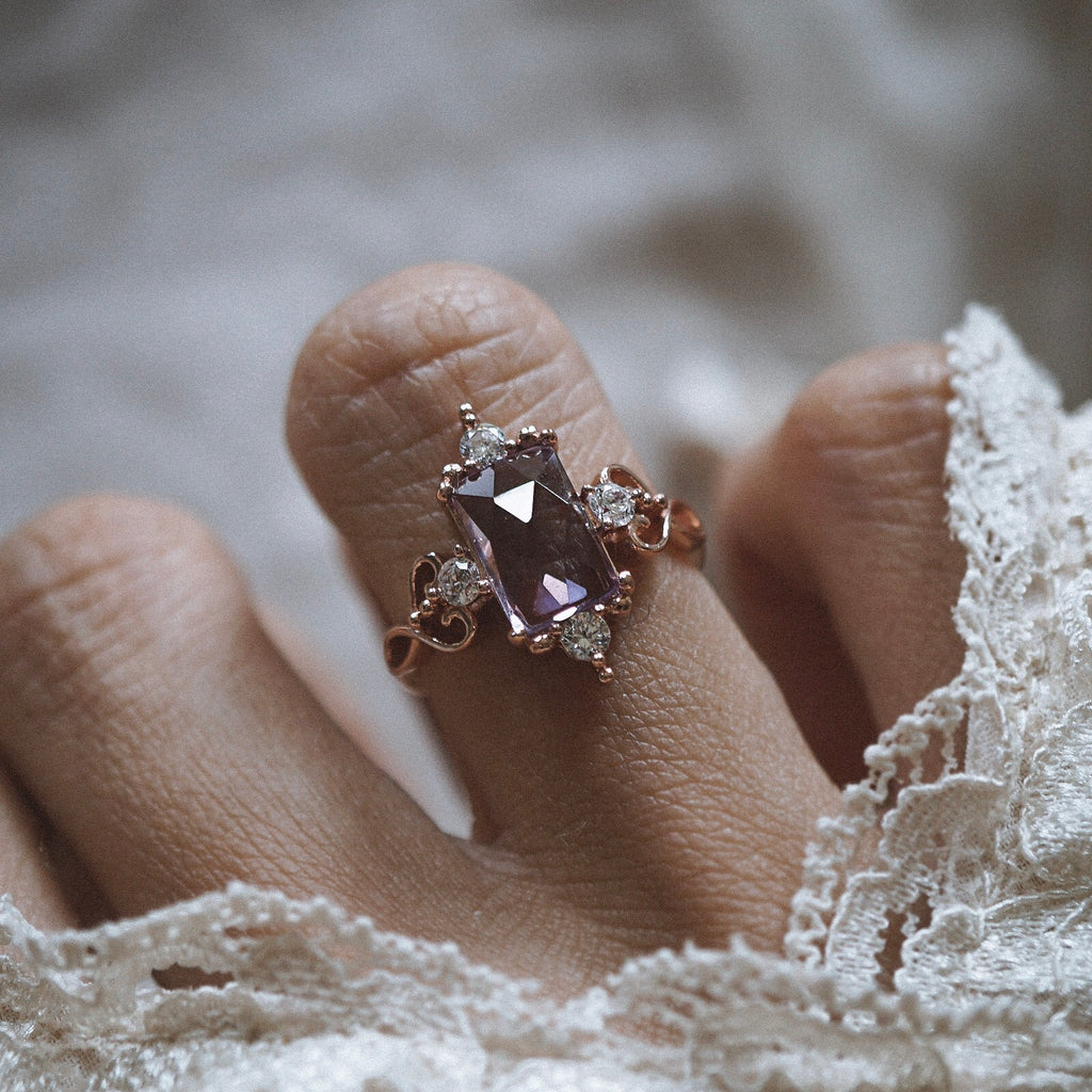 Cathedral Amethyst Ring