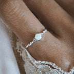 14kt Opal Angel Ring