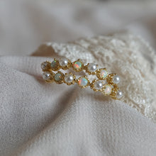 Load image into Gallery viewer, Dainty Fairy Opal Pearl Ring
