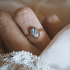 Labradorite Oval Ring