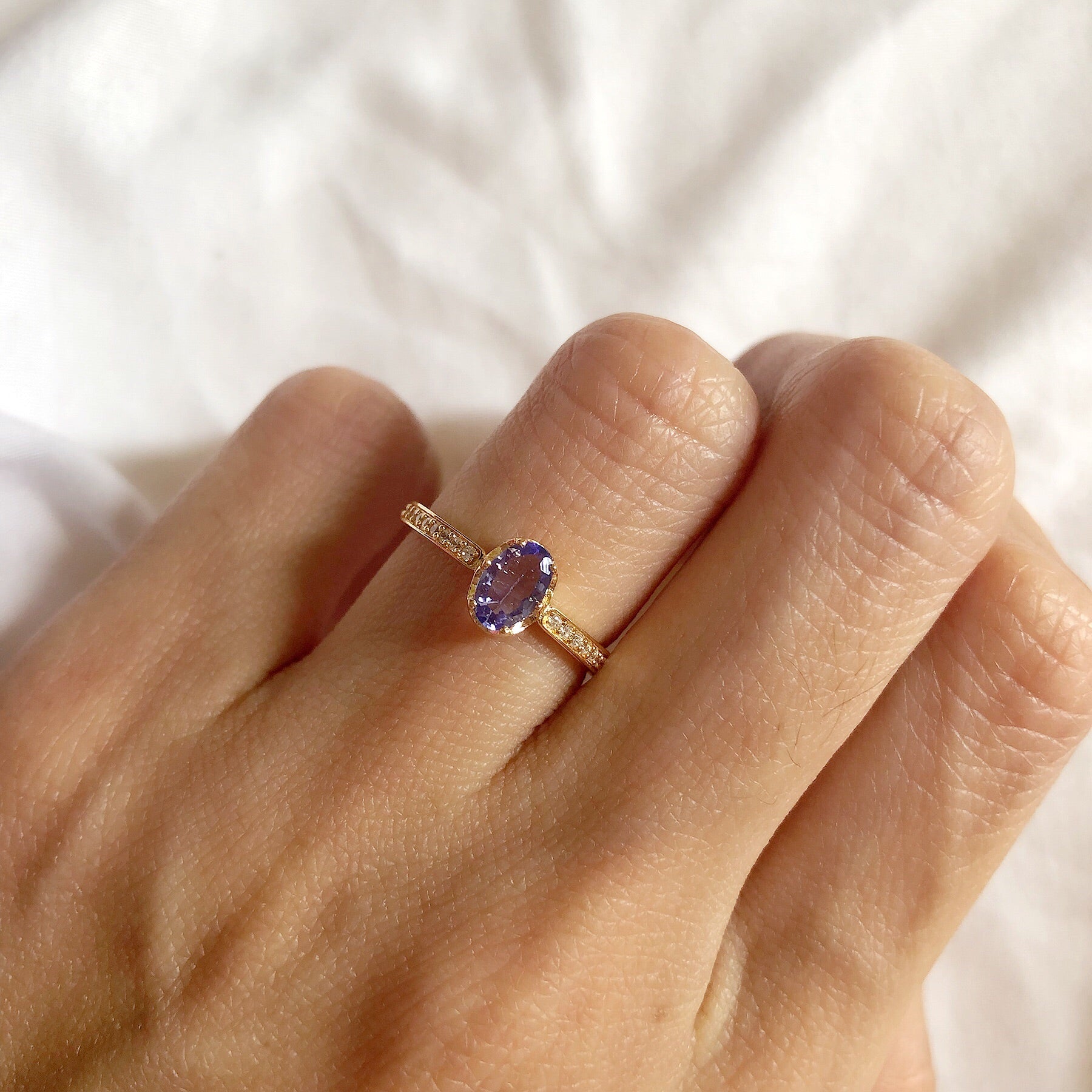 Tanzanite Midnight Ring