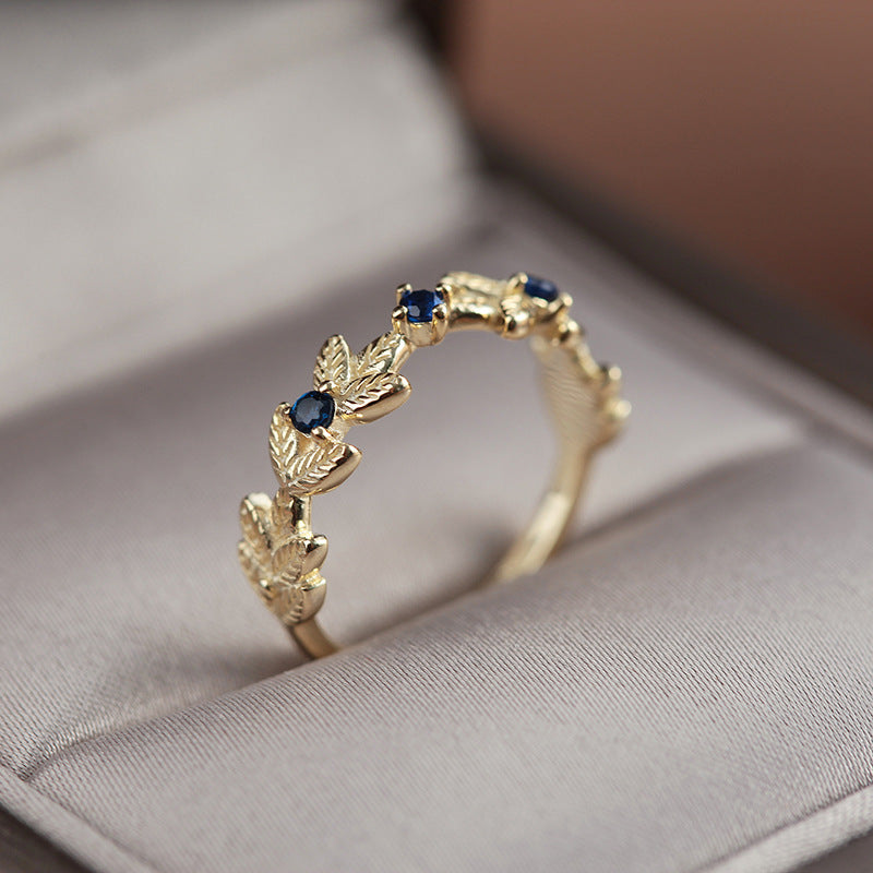 Wreath Sapphire Ring
