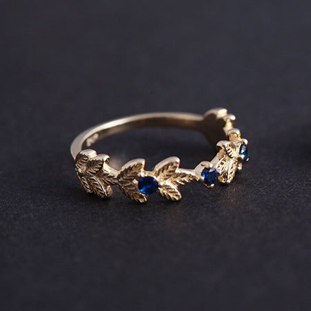 Wreath Sapphire Ring