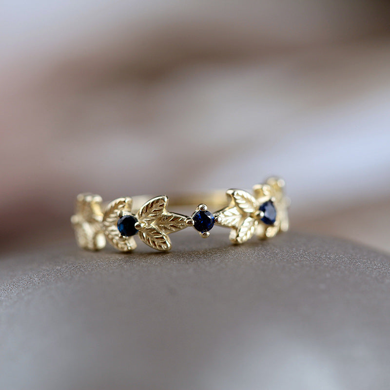 Wreath Sapphire Ring