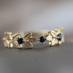 Wreath Sapphire Ring