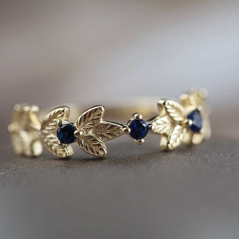 Wreath Sapphire Ring