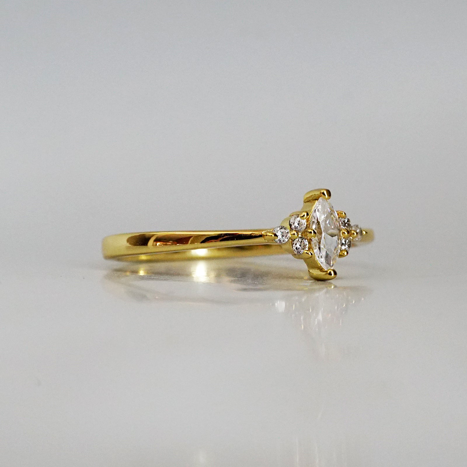 Dainty Marquise Ring