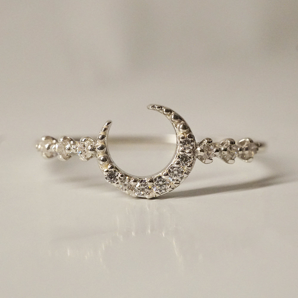 crescent ring