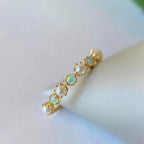 Dainty Fairy Opal Pearl Ring
