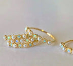 Dainty Fairy Opal Pearl Ring