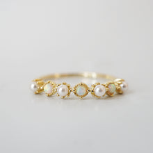 Load image into Gallery viewer, Dainty Fairy Opal Pearl Ring
