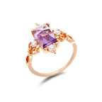 Cathedral Amethyst Ring