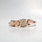 Labradorite & Rose Quartz Ring