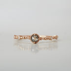14kt Antionette Salt and Pepper Diamond Ring
