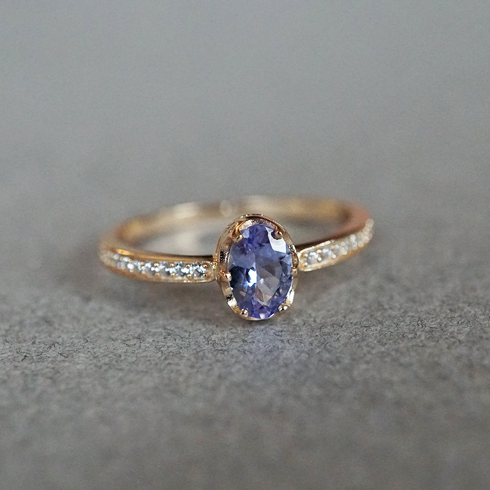 Tanzanite Midnight Ring