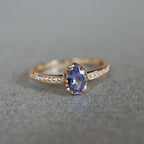 Tanzanite Midnight Ring