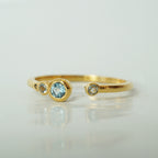London Blue Topaz & Aquamarine Brittany Ring